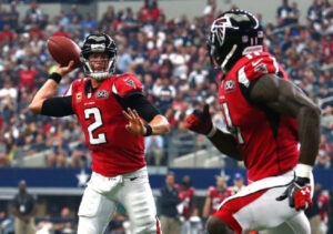 O ataque de Minnesota explodiu frente à melhor defesa que encontrou, com Matt Ryan e Julio Jones a fazerem números históricos.