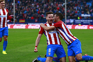 Golo solitário de Ñíguez dá 3 pontos ao Atlético de Madrid.