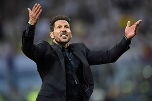 Simeone foi eleito o treinador do ano do campeonato espanhol.