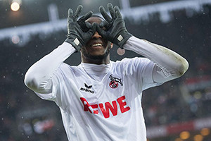 Anthony Modeste marcou mais de metade do total de golos do FC Koln esta temporada.