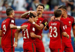 O golo de Cédric, o primeiro com a camisola da seleção A, parecia dar a vitória a Portugal.