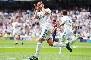 Golo solitário de Lucas Vázquez não foi suficiente para garantir os 3 pontos.