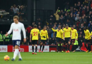 O Tottenham voltou a ceder pontos, desta vez em casa de Marco Silva.