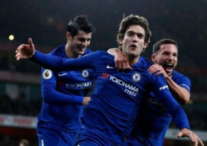 Marcos Alonso já contribuiu com seis golos nesta edição da Premier League.