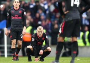 Quarta derrota consecutiva para o Arsenal, em Brighton.