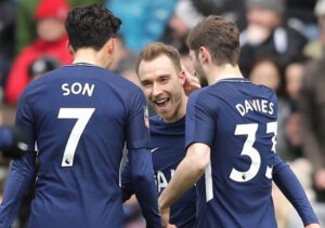 Eriksen deu espetáculo na visita ao País de Gales.