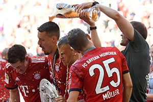 Bayern de Munique, o primeiro hexacampeão alemão.