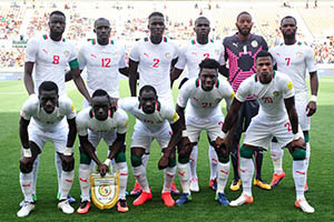 XI inicial do Senegal contra a África do Sul,.