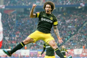 Segundo golo de Witsel na Bundesliga. O primeiro foi, curiosamente, também contra o Leipzig, na primeira volta do campeonato.