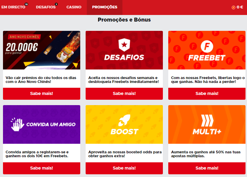 Bónus e Promoções na Betclic