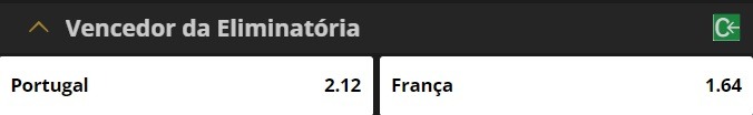 Apostar no Portugal - França - ESC Online